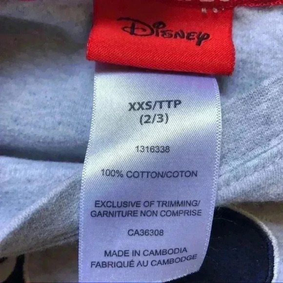 Disney Mickey Mouse Toddler Pajamas Size  XXS - Picture 6 of 16